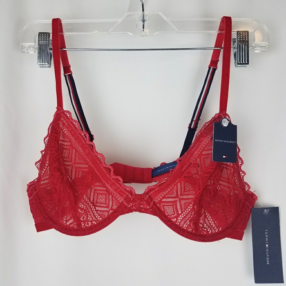 NWT Tommy Hilfiger Triangle Bralette